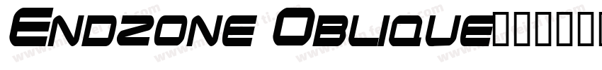 Endzone Oblique字体转换